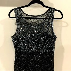 Adrianna Papell sequin dress sleeveless  size Large
